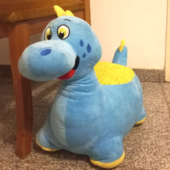 Dino Puff Peluche Gigante