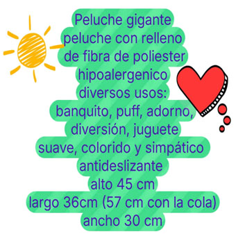 Dino Puff Peluche Gigante