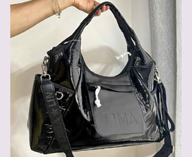 Cartera Lima charolada