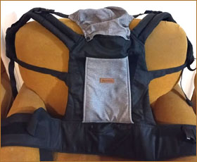 Mochila porta bebe Carestino